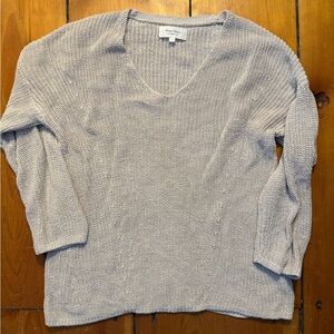Part Two Copenhagen Oatmeal Scoopneck Sweater